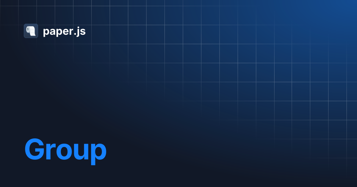 Group | paper.js